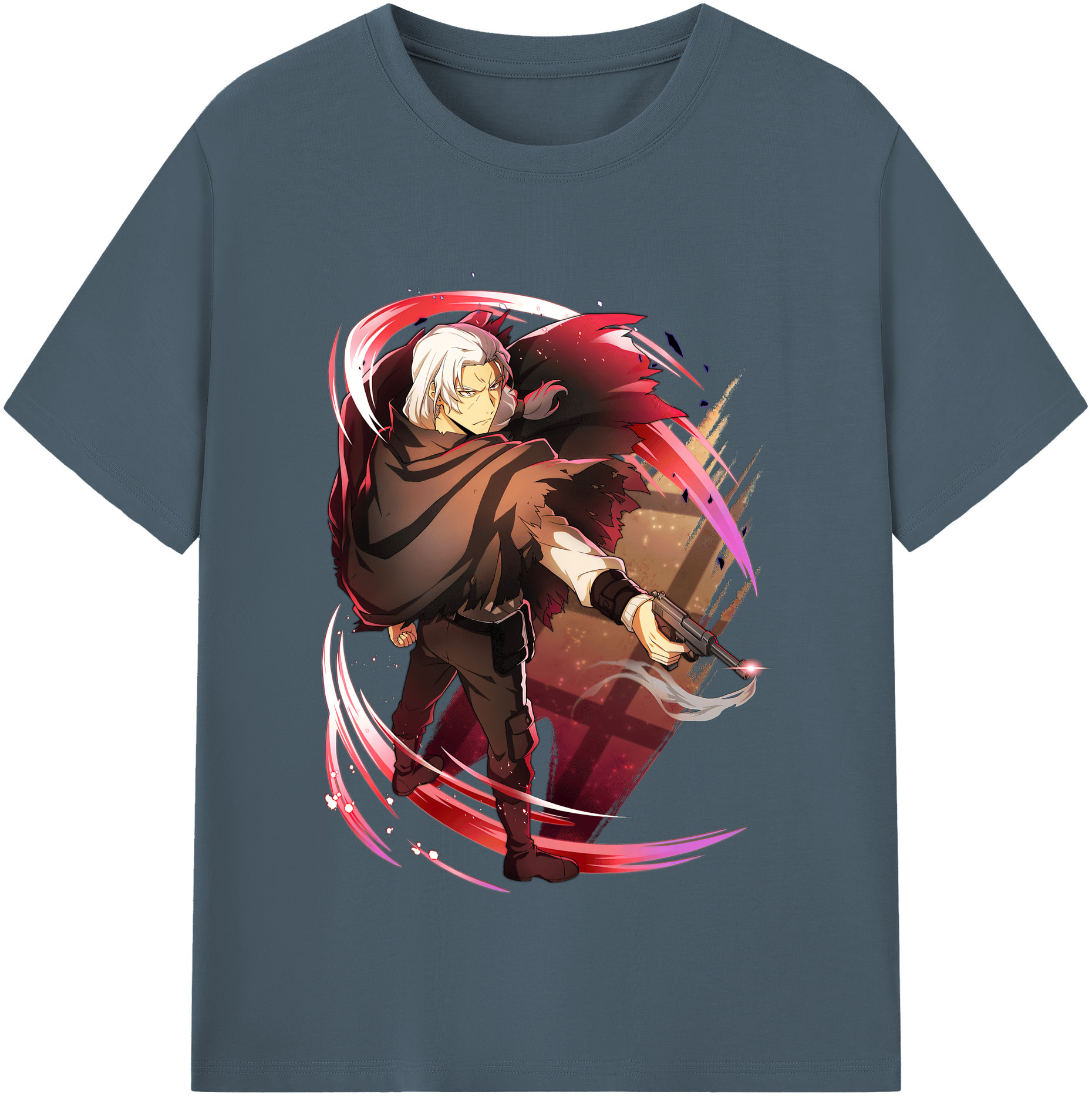 （画像用） 文豪ストレイドッグス Bungo Stray Dogs 綿100％半袖Tシャツ（フロントプリント）